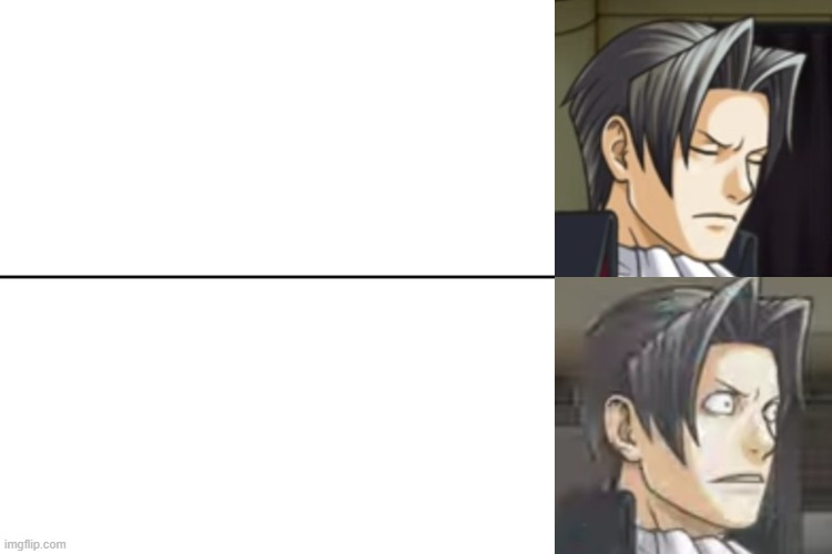 Miles Edgeworth | image tagged in ace attorney | made w/ Imgflip meme maker