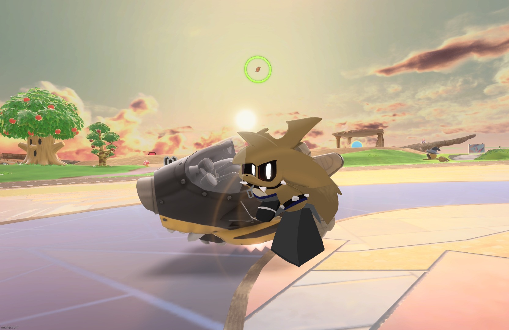 totally unedited Kirby air riders screenshot | image tagged in had to change something again srry | made w/ Imgflip meme maker