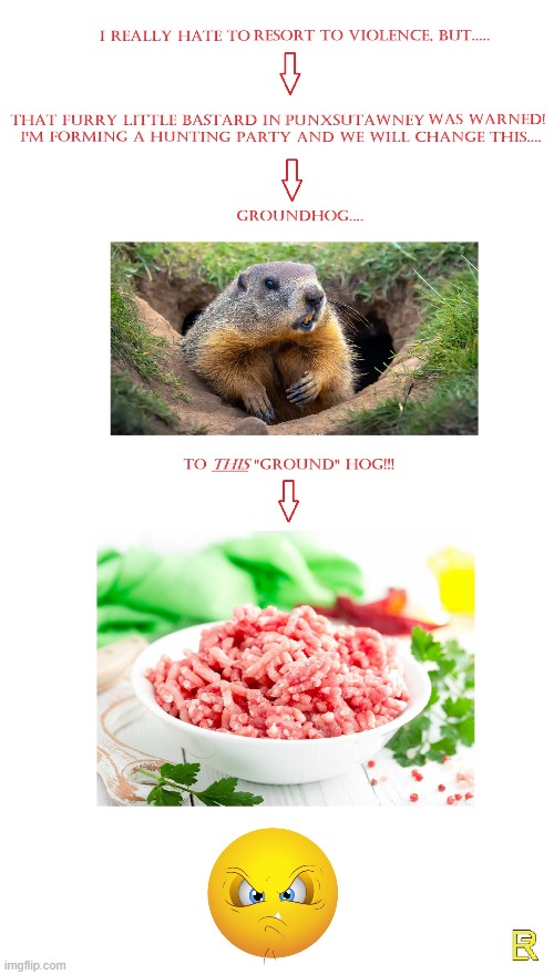image tagged in dark humor,winter,groundhog day | made w/ Imgflip meme maker