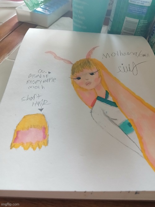 Drew my oc by hand,she's so pretty | made w/ Imgflip meme maker