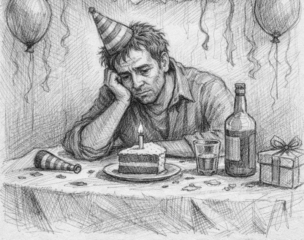 Sad Party for One Blank Meme Template