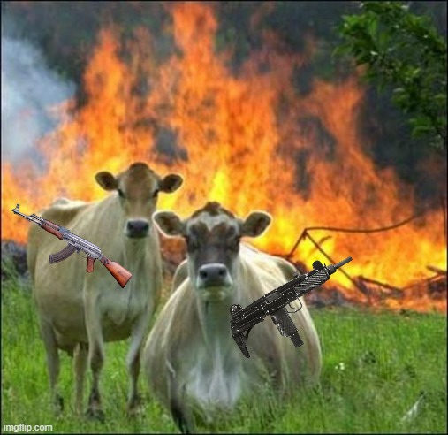 If you understand ur a real one | image tagged in memes,evil cows,cows with guns,dangit you spoiled it,why are you reading the tags | made w/ Imgflip meme maker