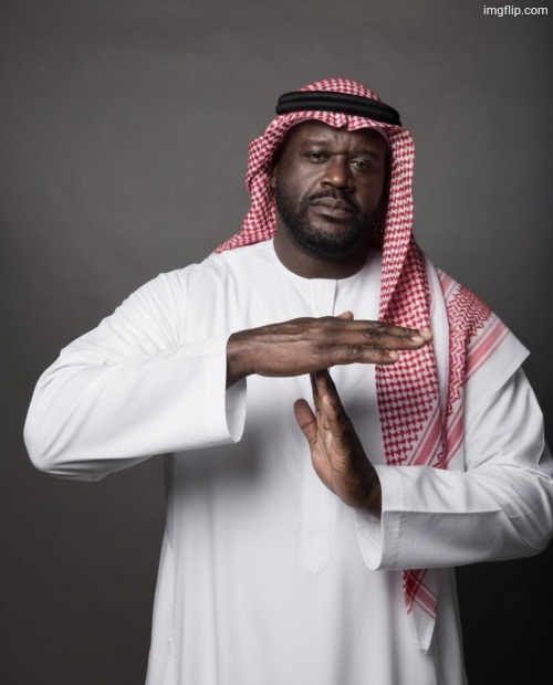 Arab shaq timeout | image tagged in arab shaq timeout | made w/ Imgflip meme maker