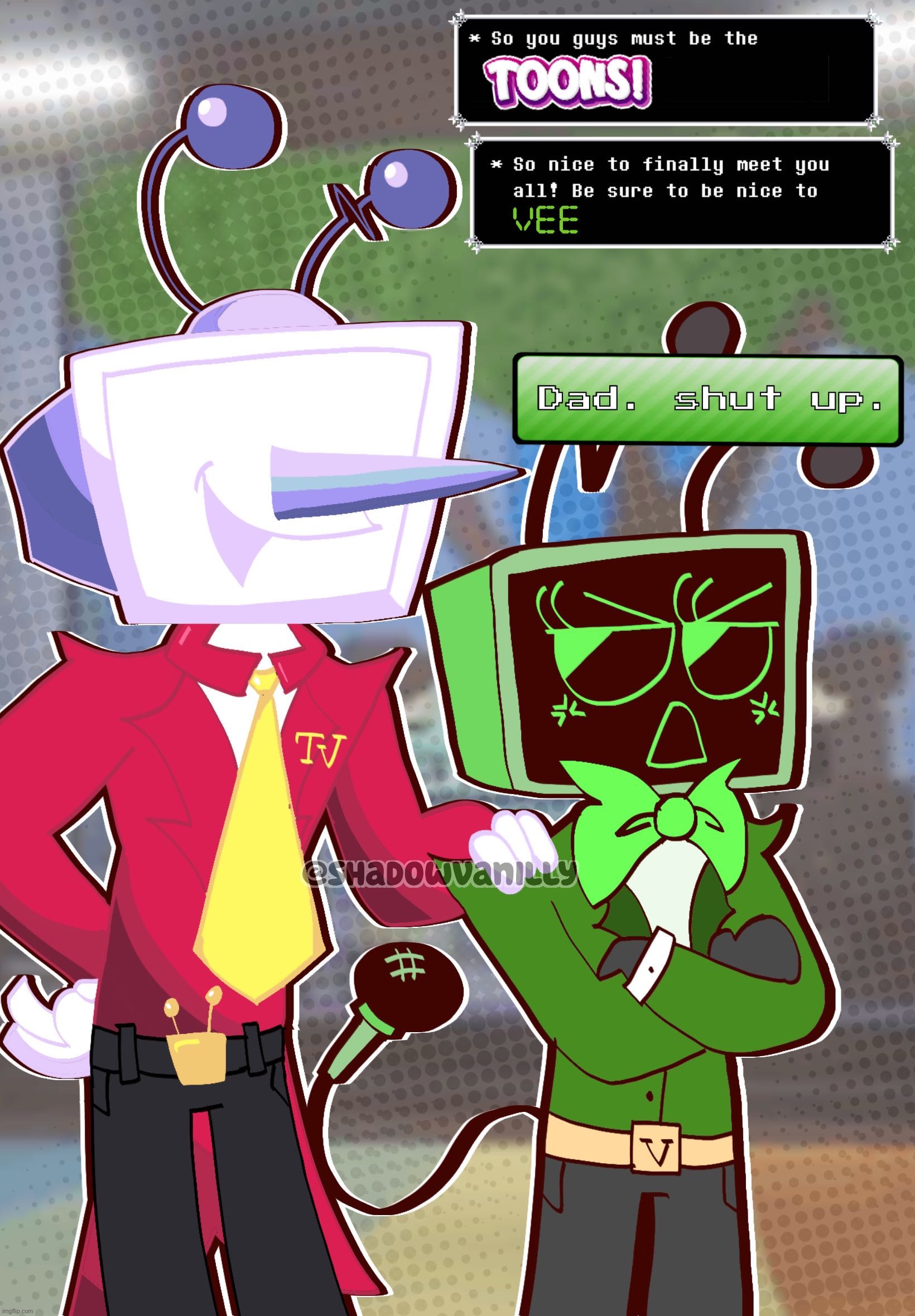 im not dead i swear | image tagged in deltarune,tenna,dandy's world | made w/ Imgflip meme maker