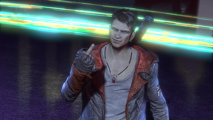 High Quality middle finger dante Blank Meme Template