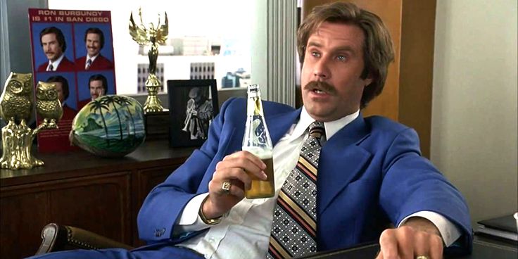 Ron Burgundy Blank Meme Template