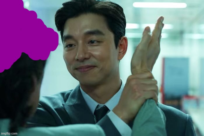 thanos becoming slapped | image tagged in squid game slap | made w/ Imgflip meme maker