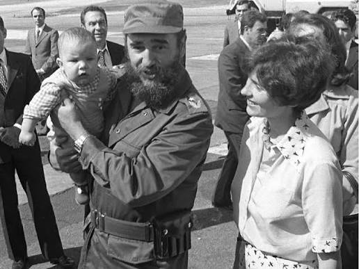 Justin Trudeau and Fidel Castro Blank Meme Template