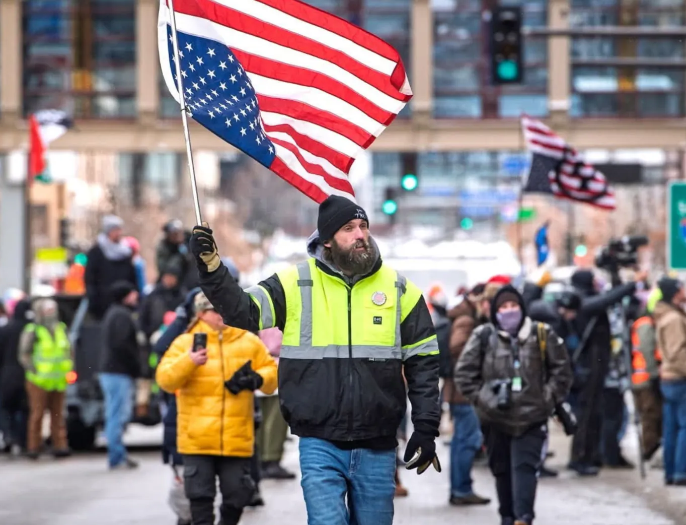 Cities Church Protest Against ICE in St. Paul Blank Meme Template