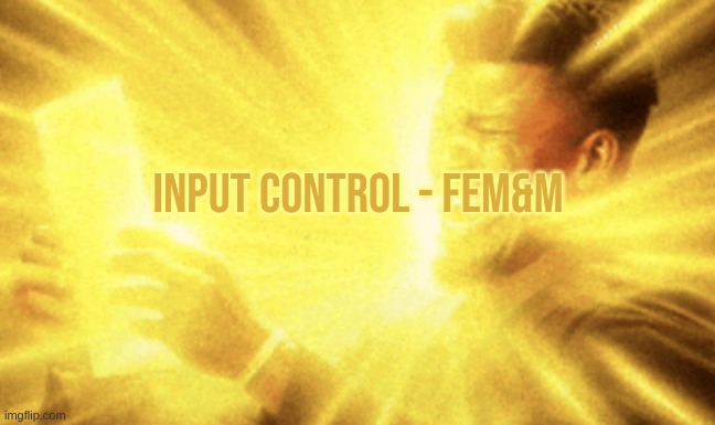 Jimmy butler peak | Input Control - FEM&M | image tagged in jimmy butler peak | made w/ Imgflip meme maker