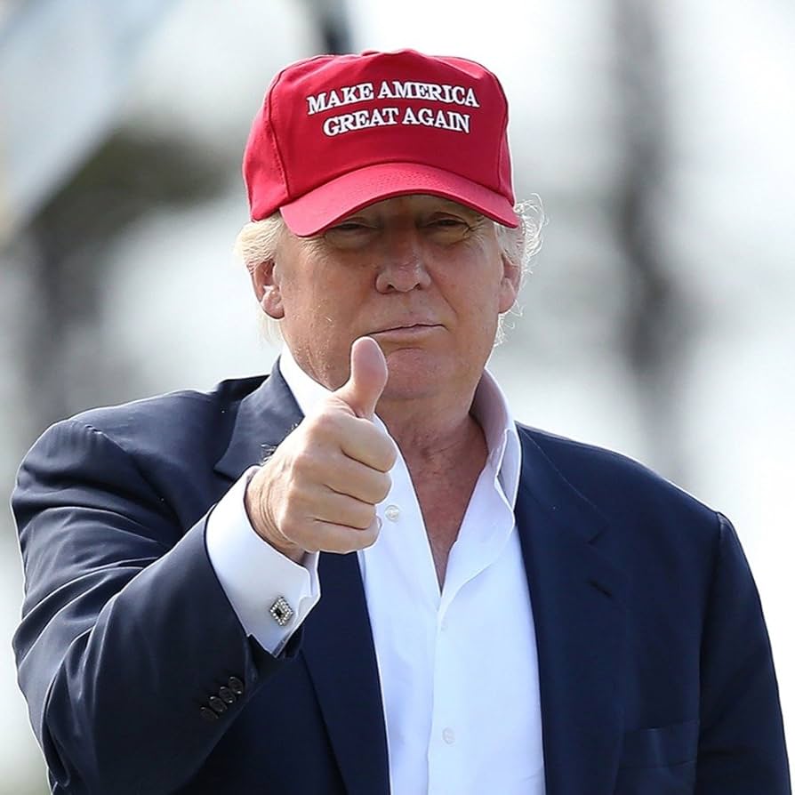 DONALD TRUMP MAGA HAT Blank Meme Template