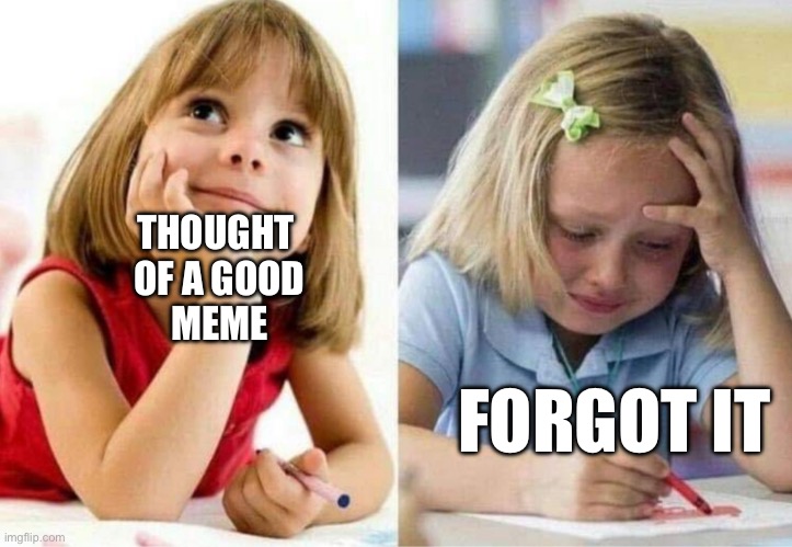 Cry | THOUGHT 
OF A GOOD
MEME; FORGOT IT | image tagged in crying girl,cry | made w/ Imgflip meme maker