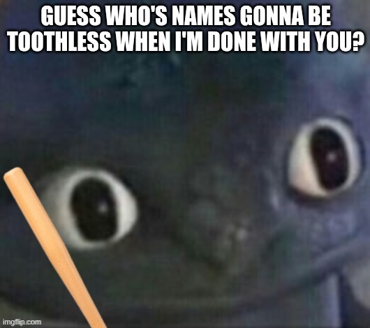 why'd I make ts? | image tagged in toothless pissed | made w/ Imgflip meme maker