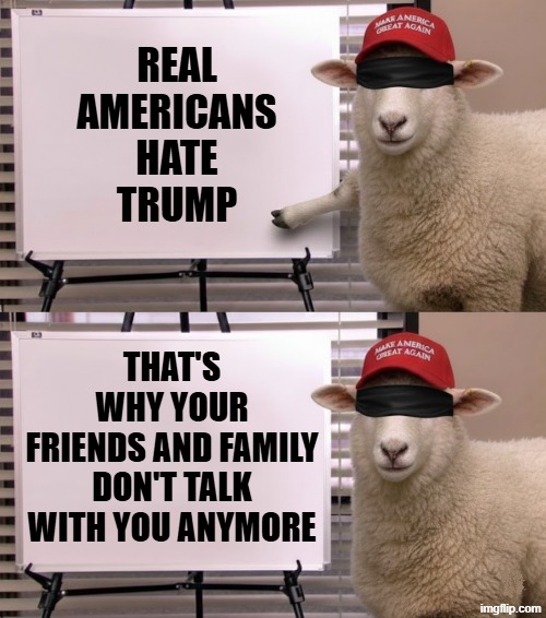 REAL AMERICAN TRUTH | REAL
AMERICANS
HATE
TRUMP; THAT'S WHY YOUR
FRIENDS AND FAMILY
DON'T TALK WITH YOU ANYMORE | image tagged in jim halpert explains,jim halpert pointing to whiteboard,jim office blinds,the office jim this guy,trump,make america great again | made w/ Imgflip meme maker