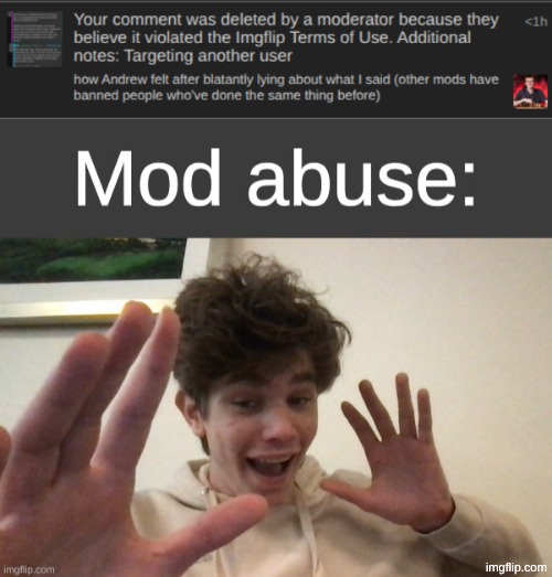 what happened after I left. I'm guessing we got nowhere | image tagged in riplos mod abuse | made w/ Imgflip meme maker