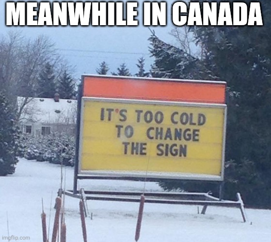 Meanwhile In Canada | MEANWHILE IN CANADA | image tagged in chrisjoines1 | made w/ Imgflip meme maker