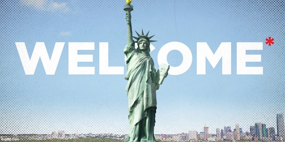 A symbol to indicate vital omitted matter | image tagged in statue of liberty asterisk meme | made w/ Imgflip meme maker