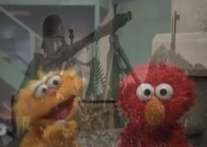 High Quality Elmo P.T.S.D. Blank Meme Template