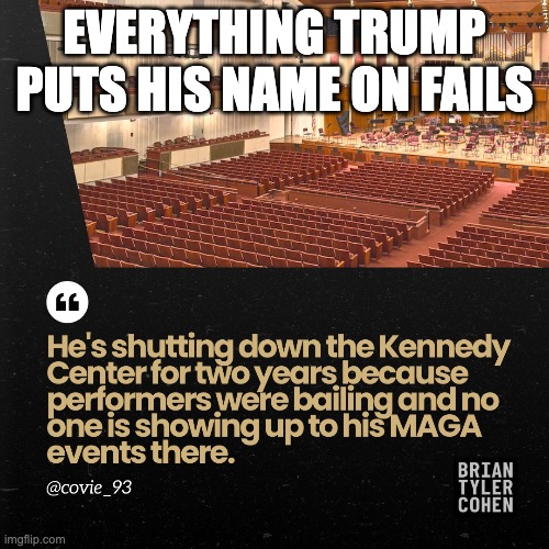 EVERYTHING TRUMP PUTS HIS NAME ON FAILS | made w/ Imgflip meme maker