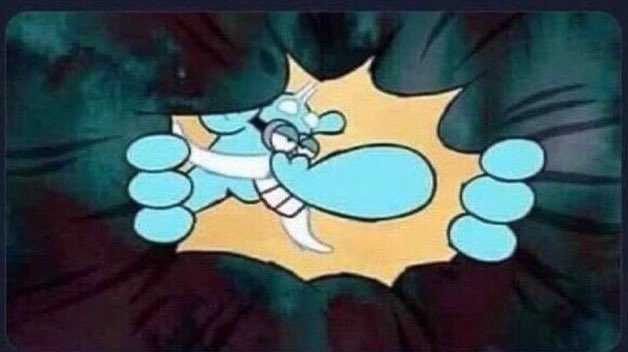 chowder guy looking in hole Blank Meme Template