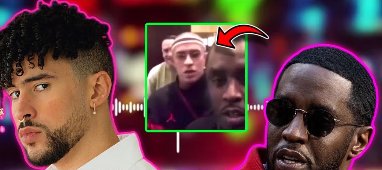 Puff diddy and a bad bunny Blank Meme Template