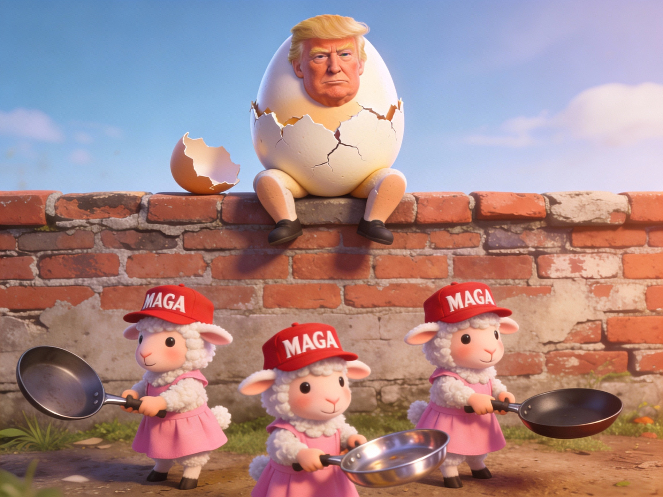 HUMPTY TRUMPY Blank Meme Template