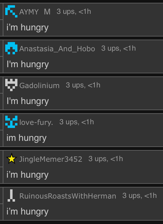 im hungry Blank Meme Template