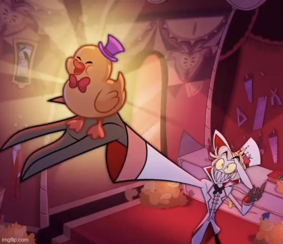 image tagged in lucifer rubber duck template | made w/ Imgflip meme maker