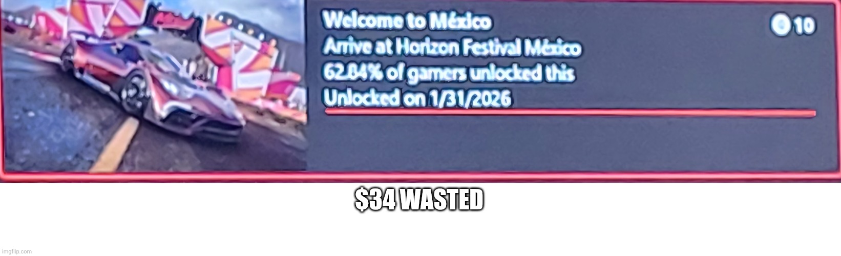 Hmm yes | $34 WASTED | image tagged in hmm yes | made w/ Imgflip meme maker