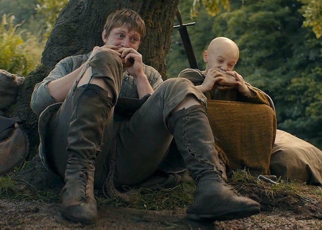 Egg and Duncan eating Blank Meme Template