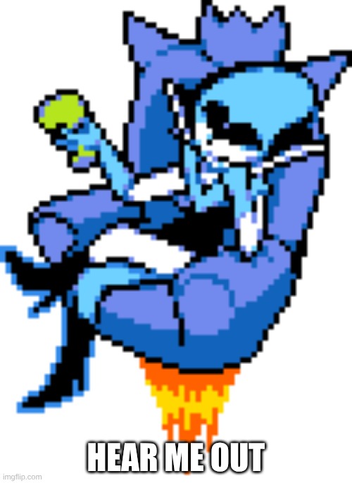 yes I know. something that isn't an eldritch horror. shocking. | HEAR ME OUT | image tagged in the queen sitting in her throne | made w/ Imgflip meme maker