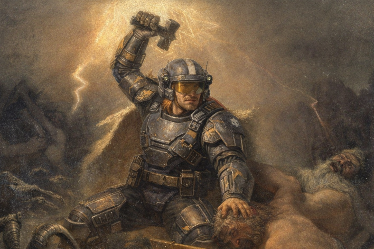 Helldivers Martillazo en el ano Blank Meme Template