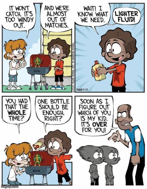 Grillin' | image tagged in grill,grilling,toy,toys,comics,comics/cartoons | made w/ Imgflip meme maker