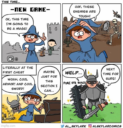 A Mage you say | image tagged in mage,chest,armor,sword,comics,comics/cartoons | made w/ Imgflip meme maker