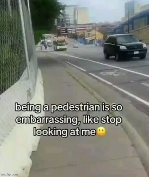 pedestrian | image tagged in what | made w/ Imgflip meme maker