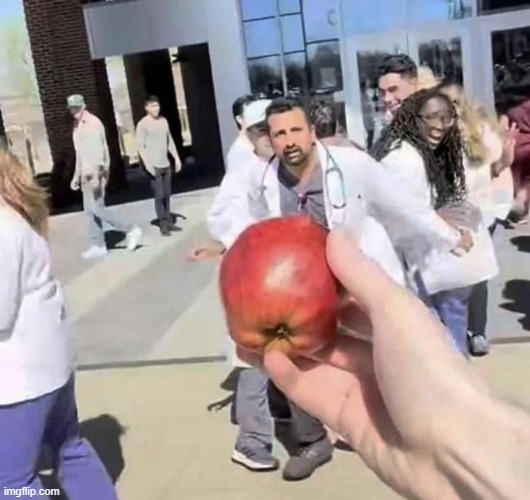 apple | image tagged in what | made w/ Imgflip meme maker