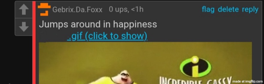 Jumps around in happiness | image tagged in jumps around in happiness | made w/ Imgflip meme maker