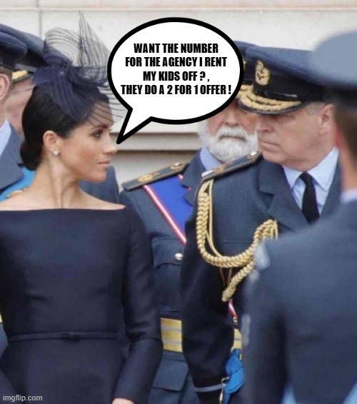 WANT THE NUMBER FOR THE AGENCY I RENT MY KIDS OFF ? , THEY DO A 2 FOR 1 OFFER ! | made w/ Imgflip meme maker