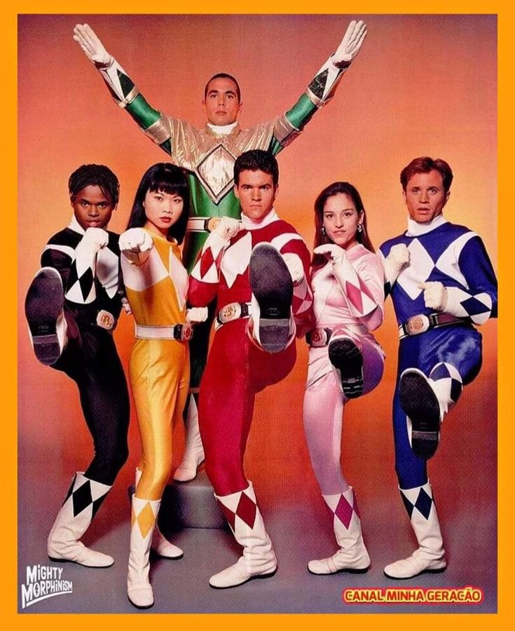 Ranger Party Pose Blank Meme Template