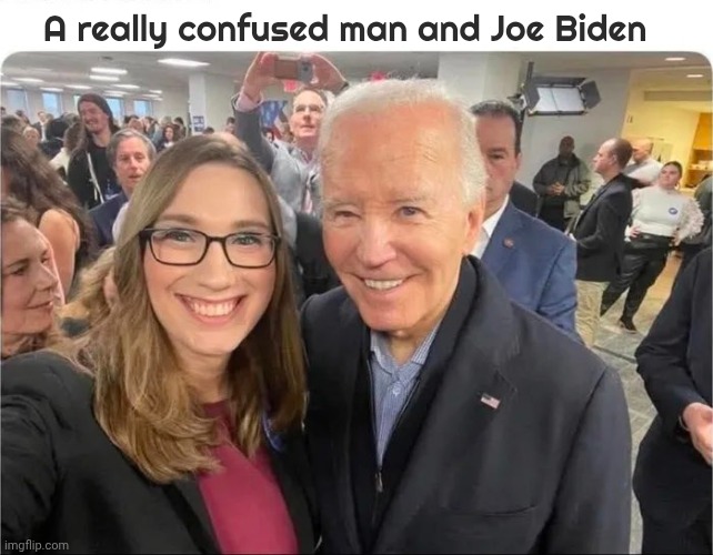 Remember the bad old days ? | A really confused man and Joe Biden | image tagged in joe biden,mr potato head,they're the same picture,transgender,see no one cares | made w/ Imgflip meme maker