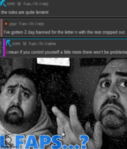 biggest aymy L? bs comments nobody gaf about | made w/ Imgflip meme maker