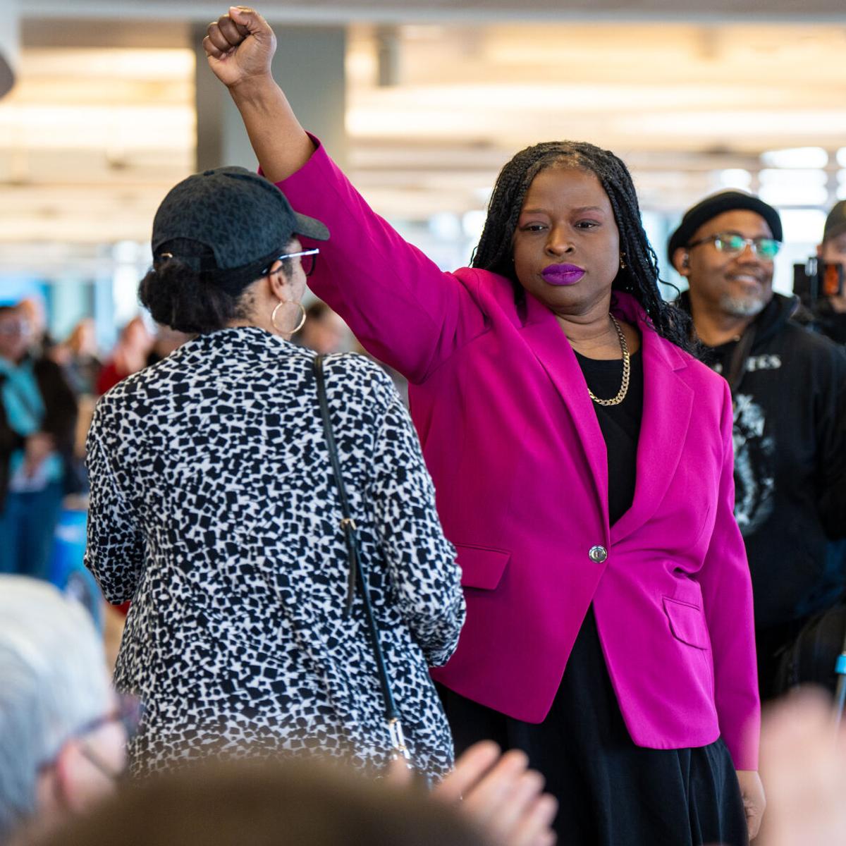 Anti-ICE protest at Minnesota church Blank Meme Template