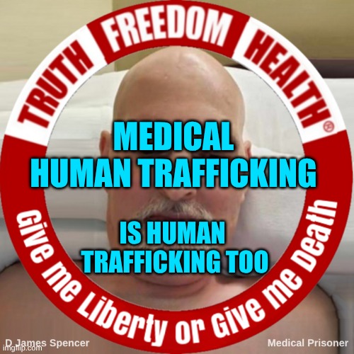 Destroy The Medical Mafia | MEDICAL
HUMAN TRAFFICKING; IS HUMAN 
TRAFFICKING TOO | image tagged in destroy the medical mafia,human trafficking,medical humantrafficking,truth,freedom,health | made w/ Imgflip meme maker