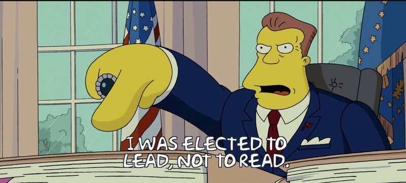 i was elected to lead not to read Blank Meme Template