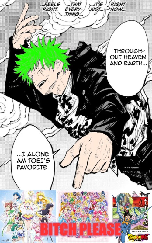BITCH PLEASE | image tagged in memes,zoro,heaven | made w/ Imgflip meme maker