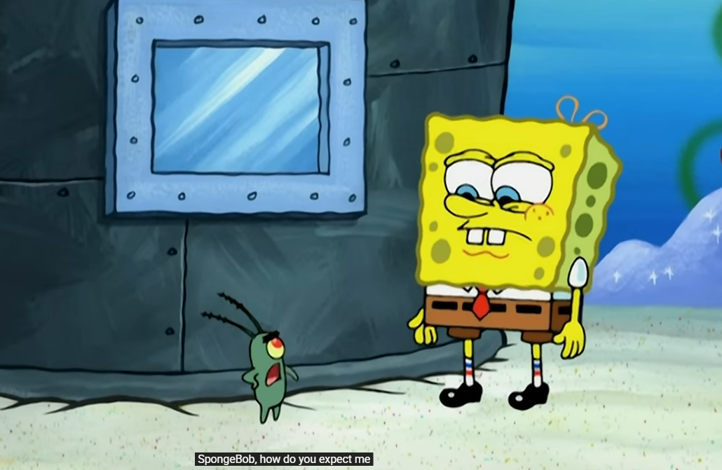 spongebob plankton Blank Meme Template