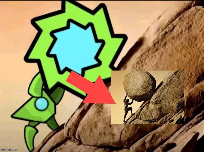 spooder and ball again cuz why not | image tagged in geometry dash,spider and ball modes,its very funny now laugh | made w/ Imgflip meme maker