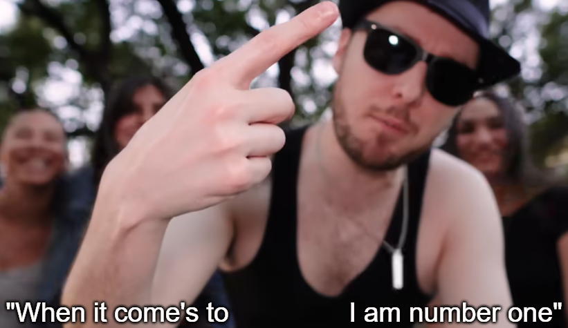 When it comes to X i am number one Blank Meme Template