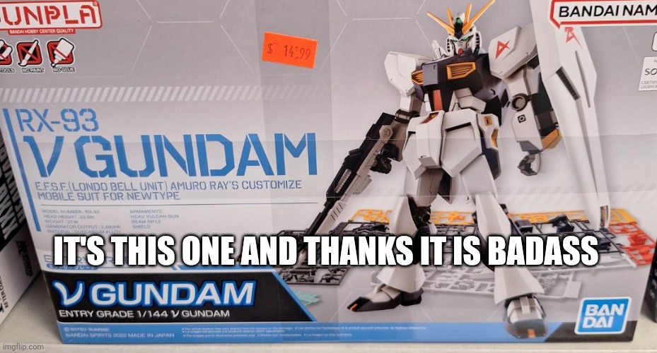 IT'S THIS ONE AND THANKS IT IS BADASS | made w/ Imgflip meme maker