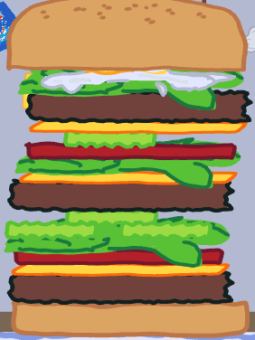 Burger Template Blank Meme Template